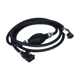 2M Fuel Line Hose Assy for Johnson Evinrude Omc Outboard P-Rimer Bulb Connector 6/8MM for Boats RV Tractors Caravans