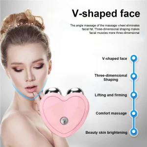 Facial Massager Microcurrent Face Lifting Machine Roller Skin Tightening Rejuvenation Beauty Charging Facial Anti Wrinkle