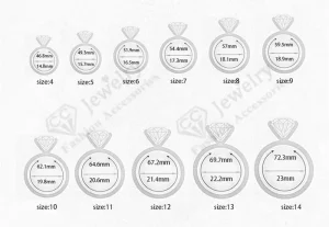 CC Wedding Rings For Women Silver Color 1ct 6 Claws Cubic Zirconia Engagement Propose Fashion Jewelry Accessories CC633